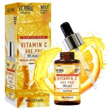 Skoncentrowane serum przeciwzmarszczkowe z 10% witaminy C AgePro, 30 ml - Victoria Beauty