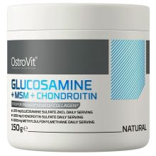 Glukozamina + MSM + chondroityna, naturalny smak, 150 g - OstroVit