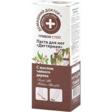 Smołowa pasta do stóp z olejkiem z drzewa herbacianego 75 ml - DOMAŠNIJ DOKTOR