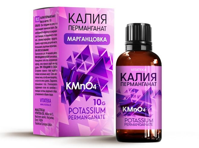 Nadmanganian potasu, 10 g — antyseptyczny środek o szerokim zastosowaniu