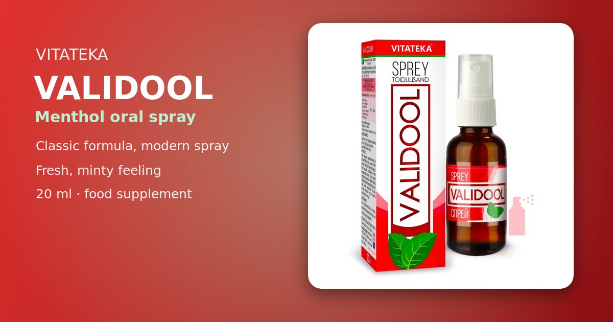 VALIDOOL spray VITATEKA 20 ml