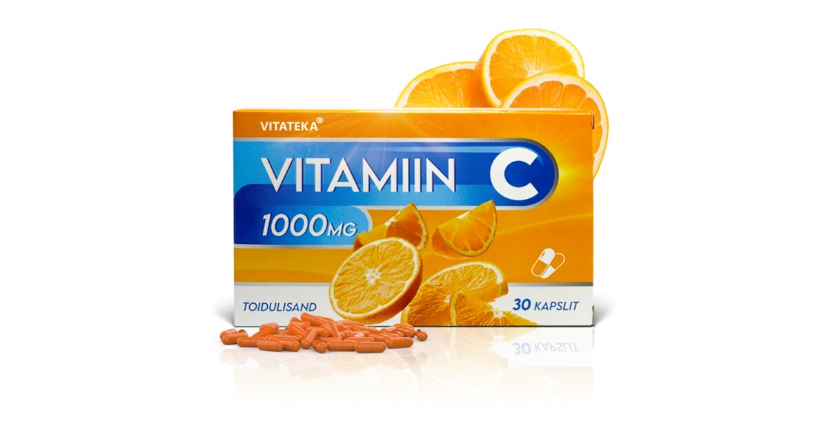 VITATEKA Witamina C 1000 mg, 30 kapsułek